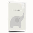 Elephant Nursery Wall Art - Stretched Canvas Baby Room Decor
