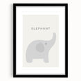 Elephant Nursery Wall Art - Stretched Canvas Baby Room Decor