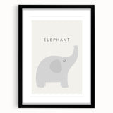 Elephant Nursery Wall Art - Stretched Canvas Baby Room Decor