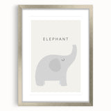 Elephant Nursery Wall Art - Stretched Canvas Baby Room Decor