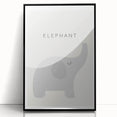 Elephant Nursery Wall Art - Stretched Canvas Baby Room Decor