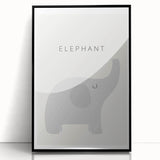 Elephant Nursery Wall Art - Stretched Canvas Baby Room Decor