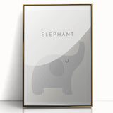 Elephant Nursery Wall Art - Stretched Canvas Baby Room Decor