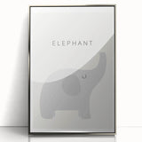 Elephant Nursery Wall Art - Stretched Canvas Baby Room Decor