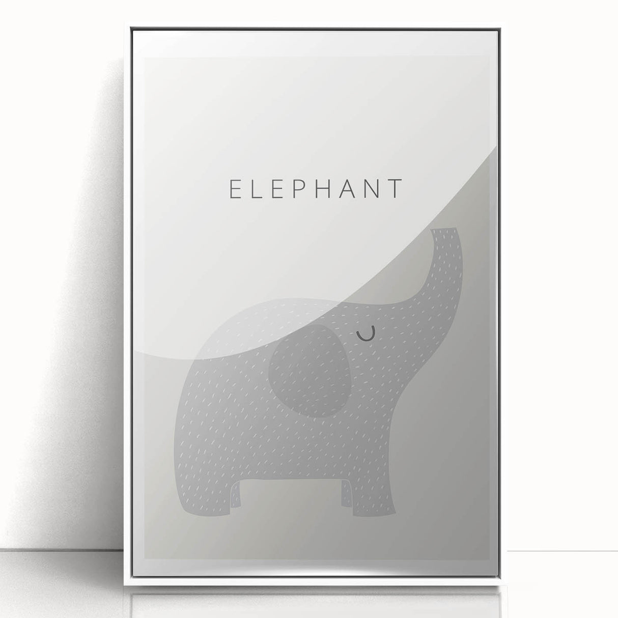 Elephant Nursery Wall Art - Stretched Canvas Baby Room Decor