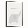 Elephant Nursery Wall Art - Stretched Canvas Baby Room Decor