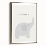 Elephant Nursery Wall Art - Stretched Canvas Baby Room Decor