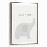 Elephant Nursery Wall Art - Stretched Canvas Baby Room Decor