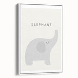 Elephant Nursery Wall Art - Stretched Canvas Baby Room Decor