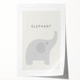 Elephant Nursery Wall Art - Stretched Canvas Baby Room Decor
