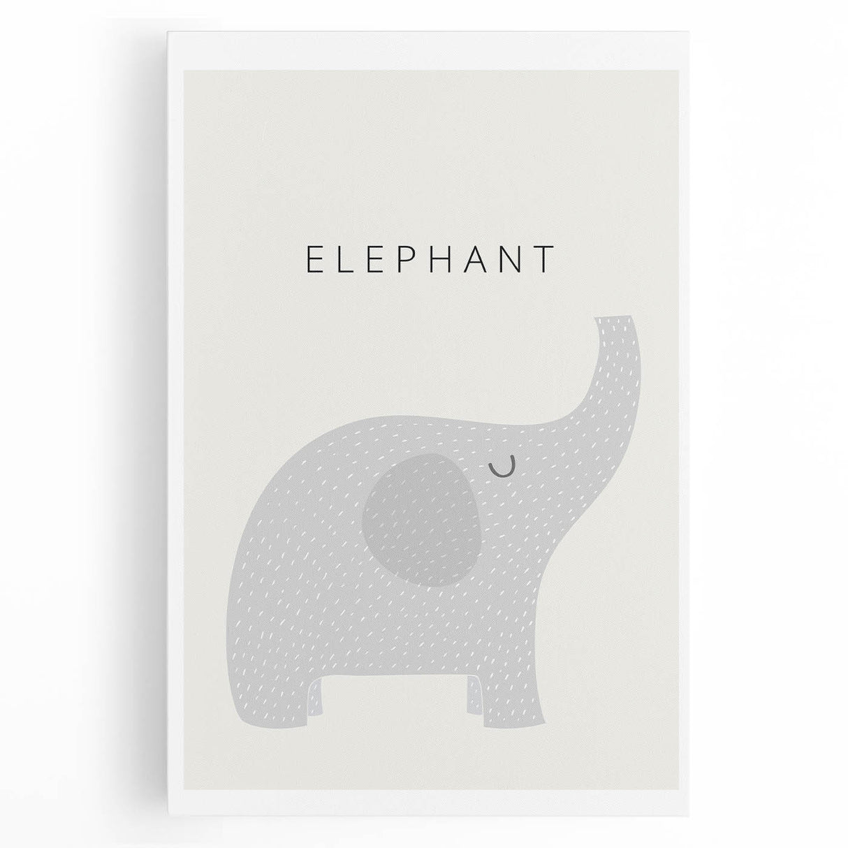 Elephant Nursery Wall Art - Stretched Canvas Baby Room Decor