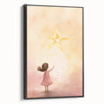 Nursery Wall Art – Magical Starry Night Print for Kids