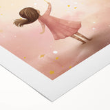 Nursery Wall Art – Magical Starry Night Print for Kids