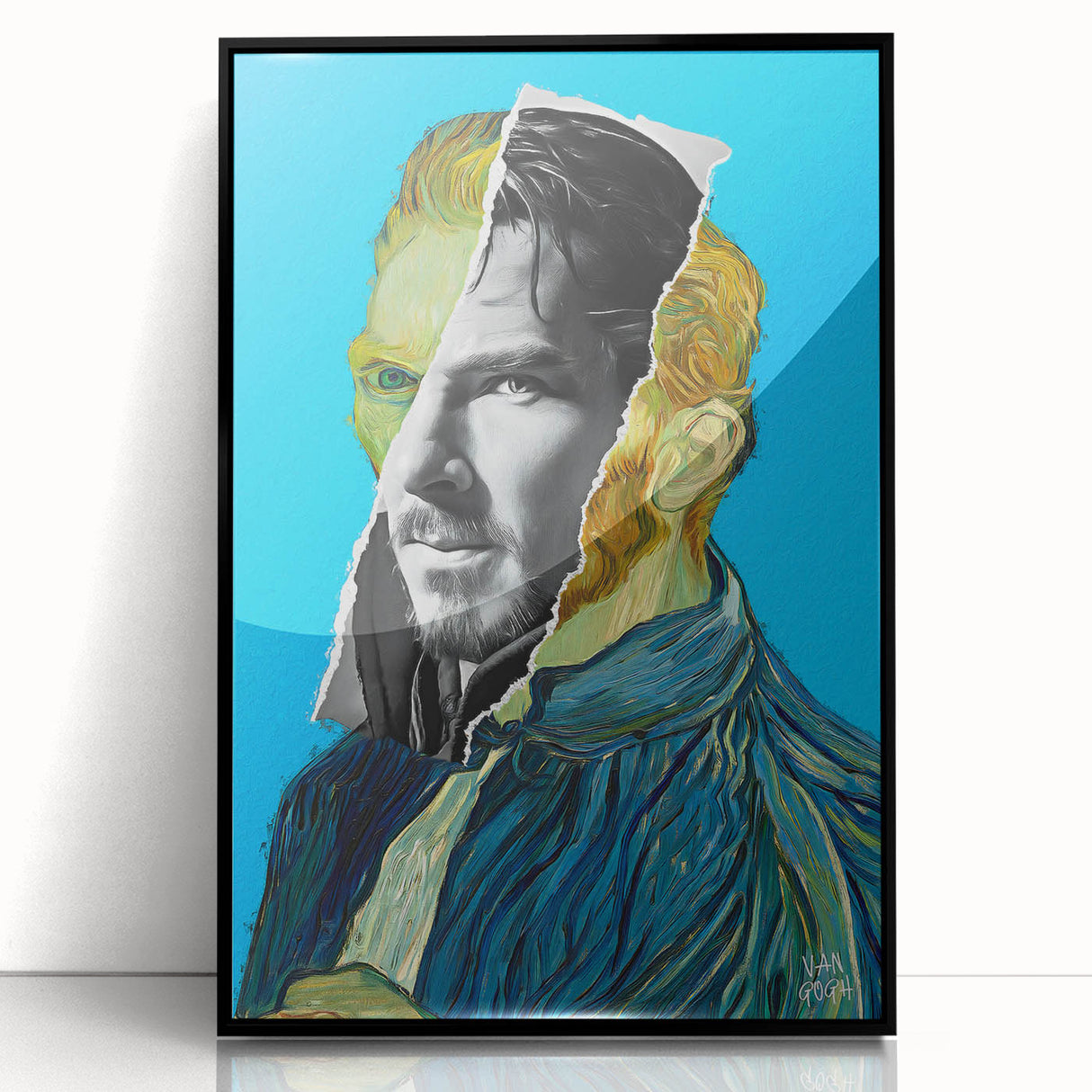 Modern Pop Art Van Gogh Inspired Wall Art - Contemporary Canvas Print