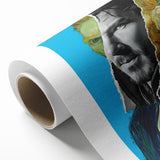 Modern Pop Art Van Gogh Inspired Wall Art - Contemporary Canvas Print