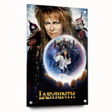 Retro Labyrinth Poster Art - Vintage Fantasy Adventure Movie Prints