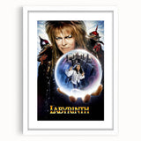 Retro Labyrinth Poster Art - Vintage Fantasy Adventure Movie Prints