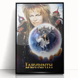 Retro Labyrinth Poster Art - Vintage Fantasy Adventure Movie Prints
