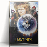 Retro Labyrinth Poster Art - Vintage Fantasy Adventure Movie Prints