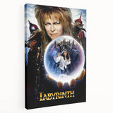 Retro Labyrinth Poster Art - Vintage Fantasy Adventure Movie Prints