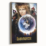 Retro Labyrinth Poster Art - Vintage Fantasy Adventure Movie Prints