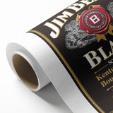 Retro Jim Beam Black Bourbon Poster Art - Vintage Wall Decor