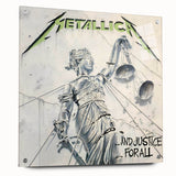 Metallica Retro Wall Art – And Justice for All Vintage Print