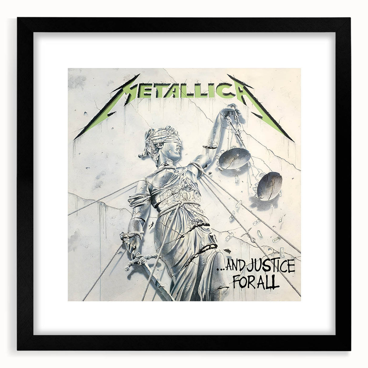 Metallica Retro Wall Art – And Justice for All Vintage Print