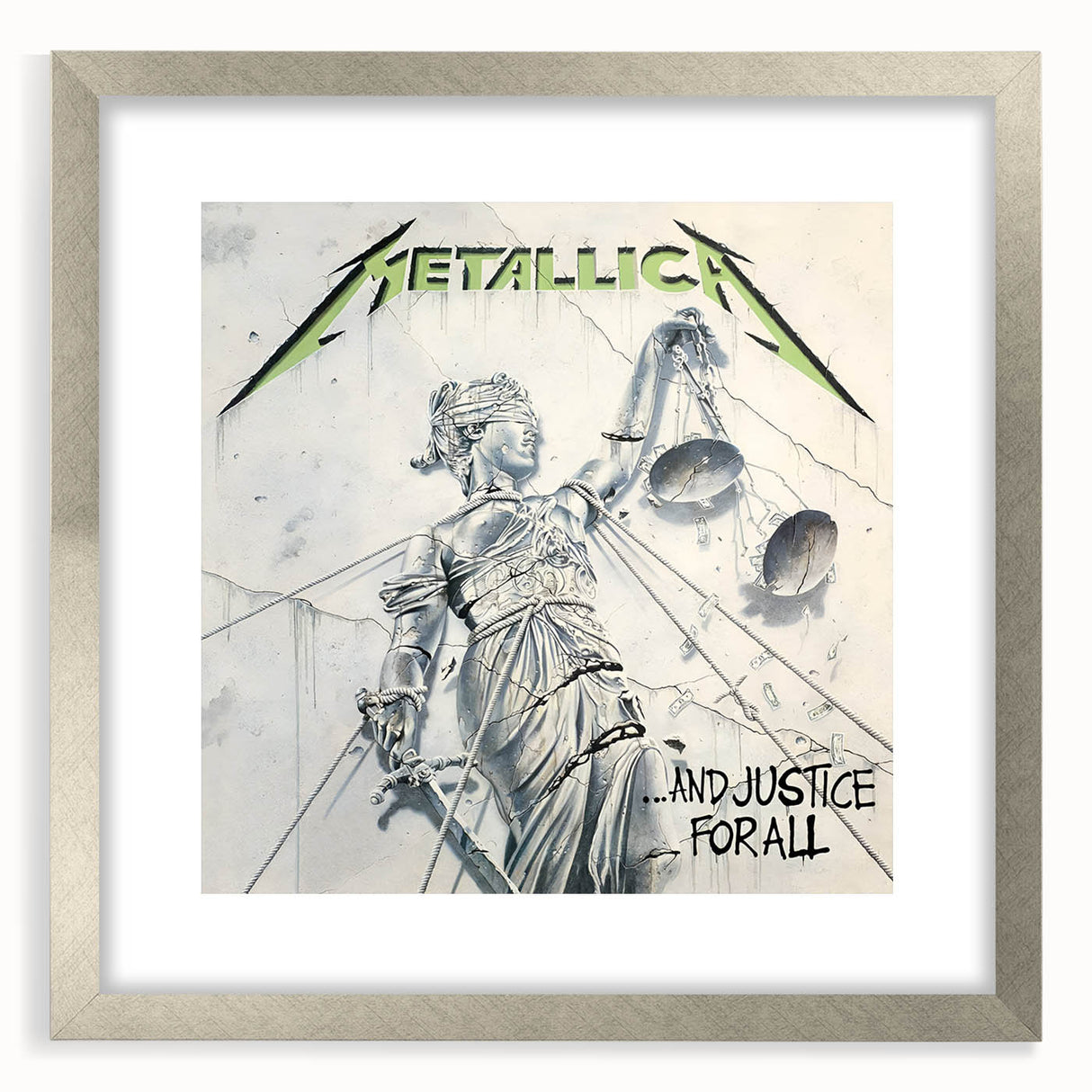 Metallica Retro Wall Art – And Justice for All Vintage Print