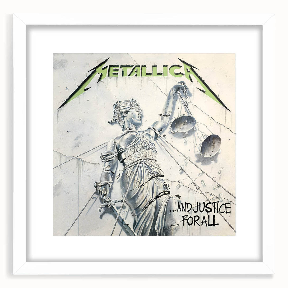 Metallica Retro Wall Art – And Justice for All Vintage Print