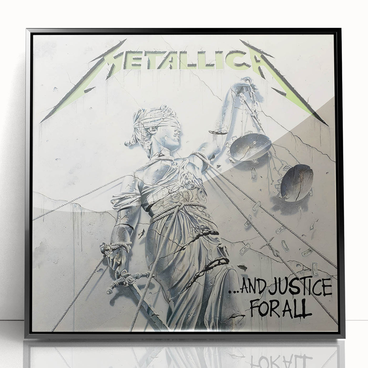 Metallica Retro Wall Art – And Justice for All Vintage Print
