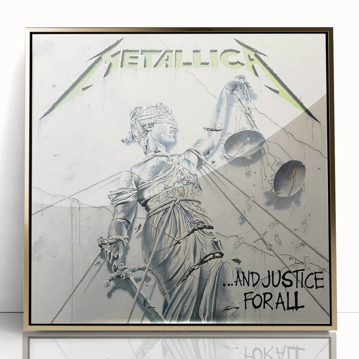 Metallica Retro Wall Art – And Justice for All Vintage Print