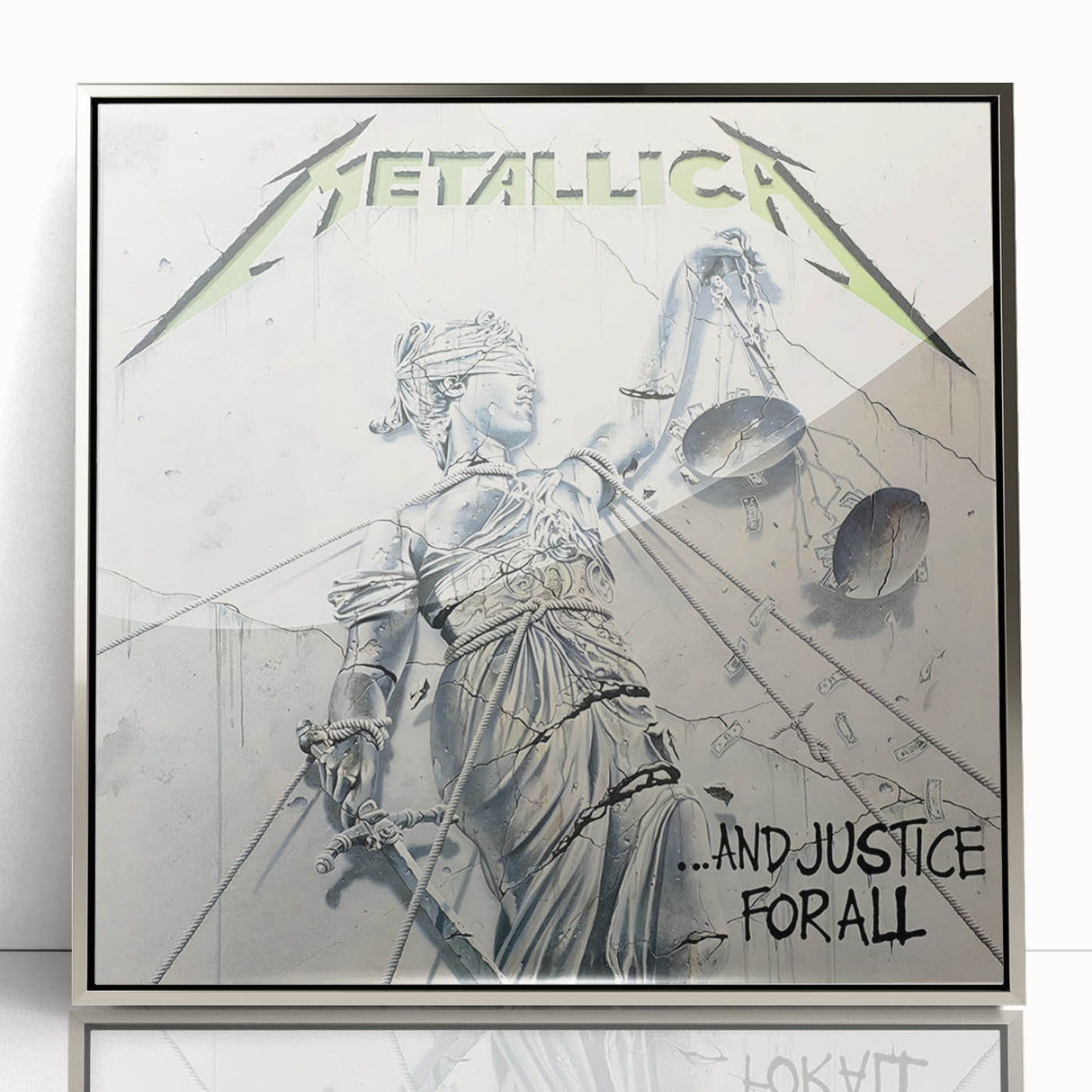 Metallica Retro Wall Art – And Justice for All Vintage Print