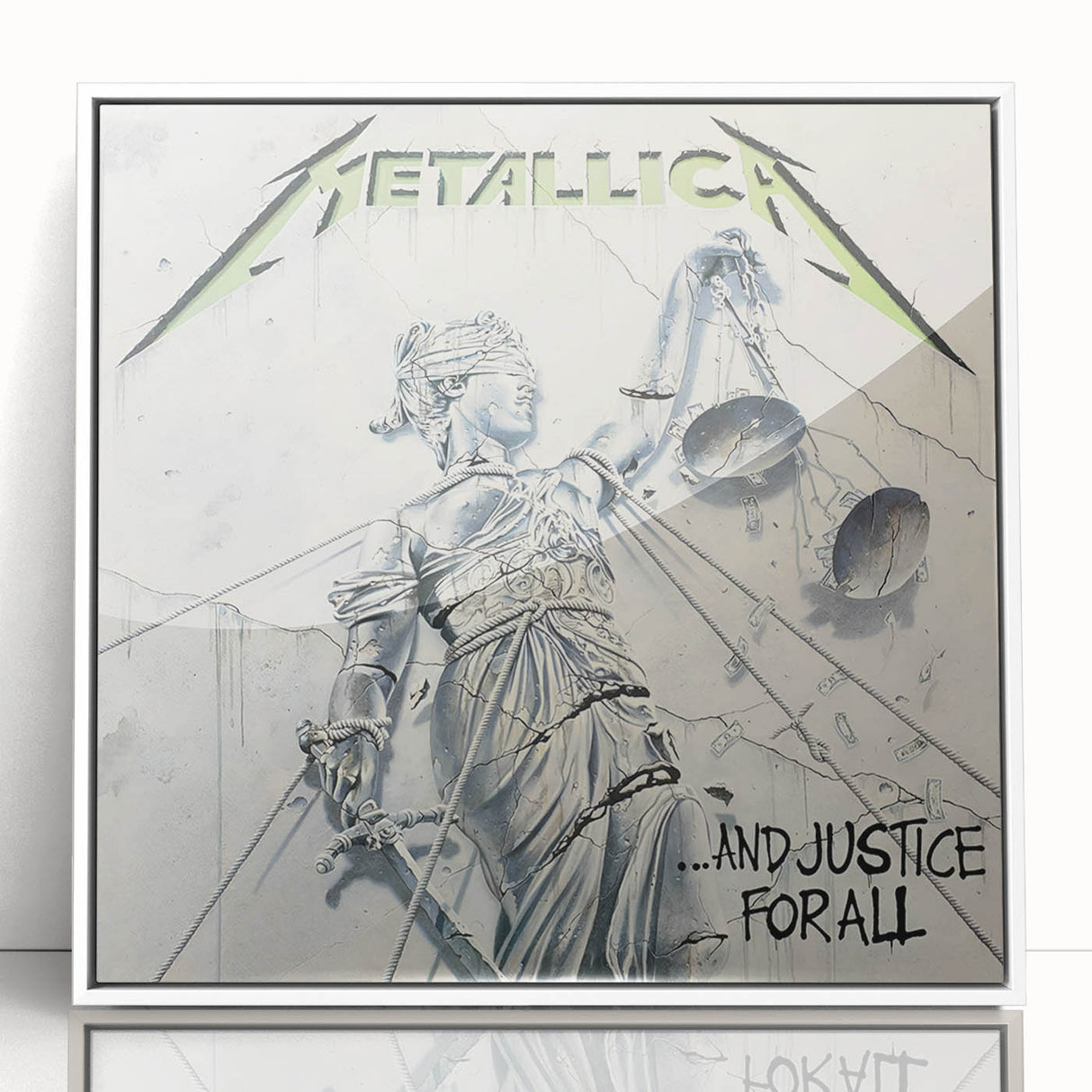 Metallica Retro Wall Art – And Justice for All Vintage Print