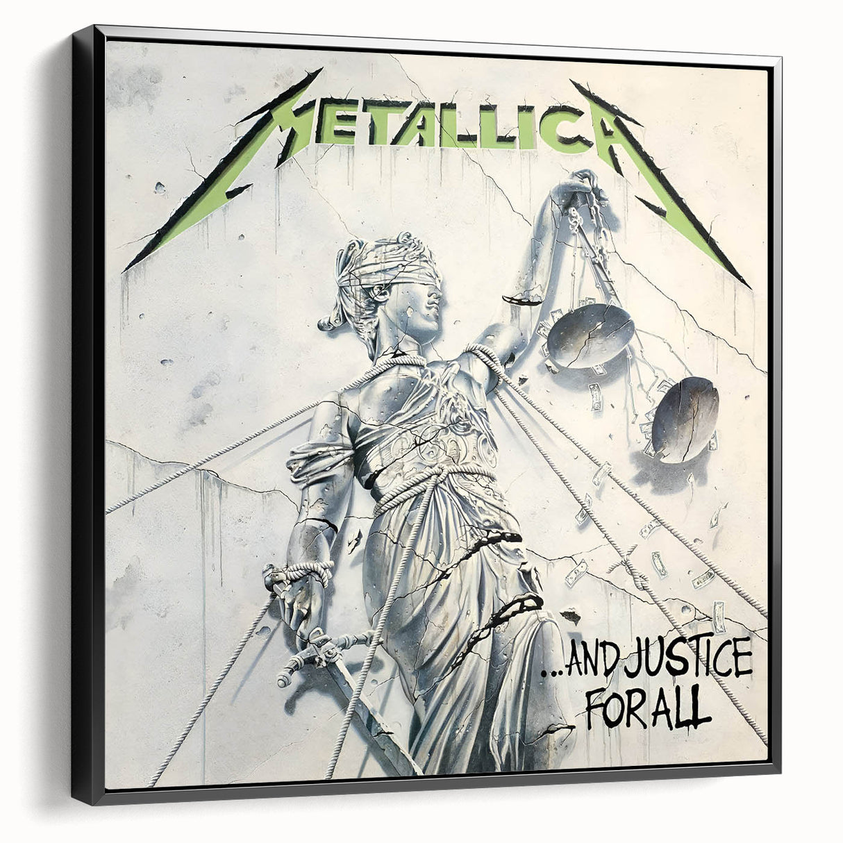 Metallica Retro Wall Art – And Justice for All Vintage Print