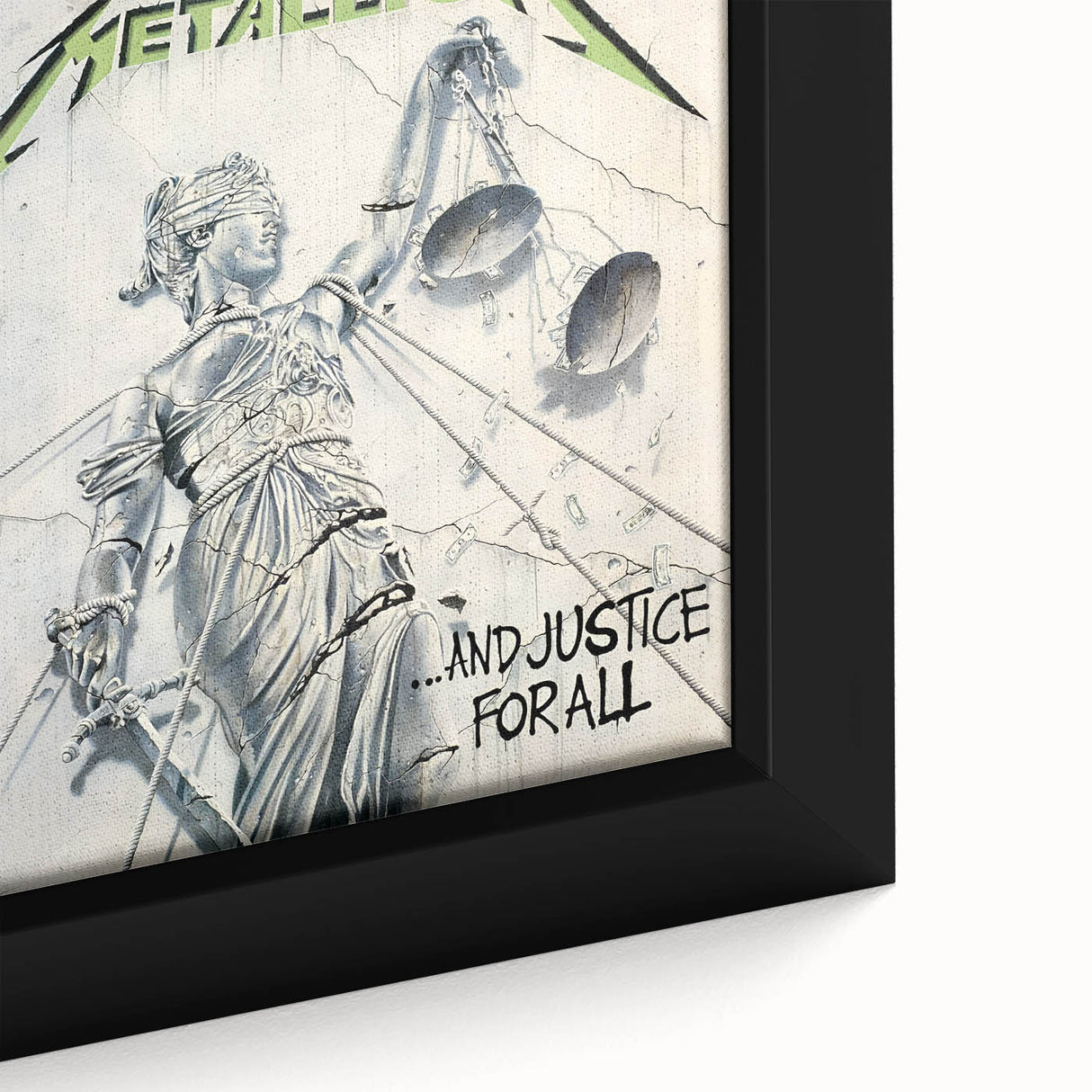 Metallica Retro Wall Art – And Justice for All Vintage Print