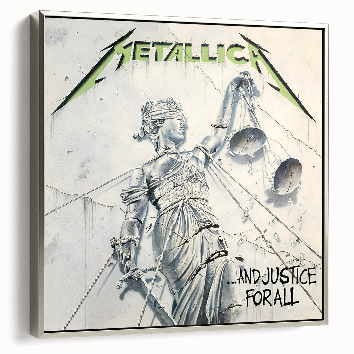 Metallica Retro Wall Art – And Justice for All Vintage Print