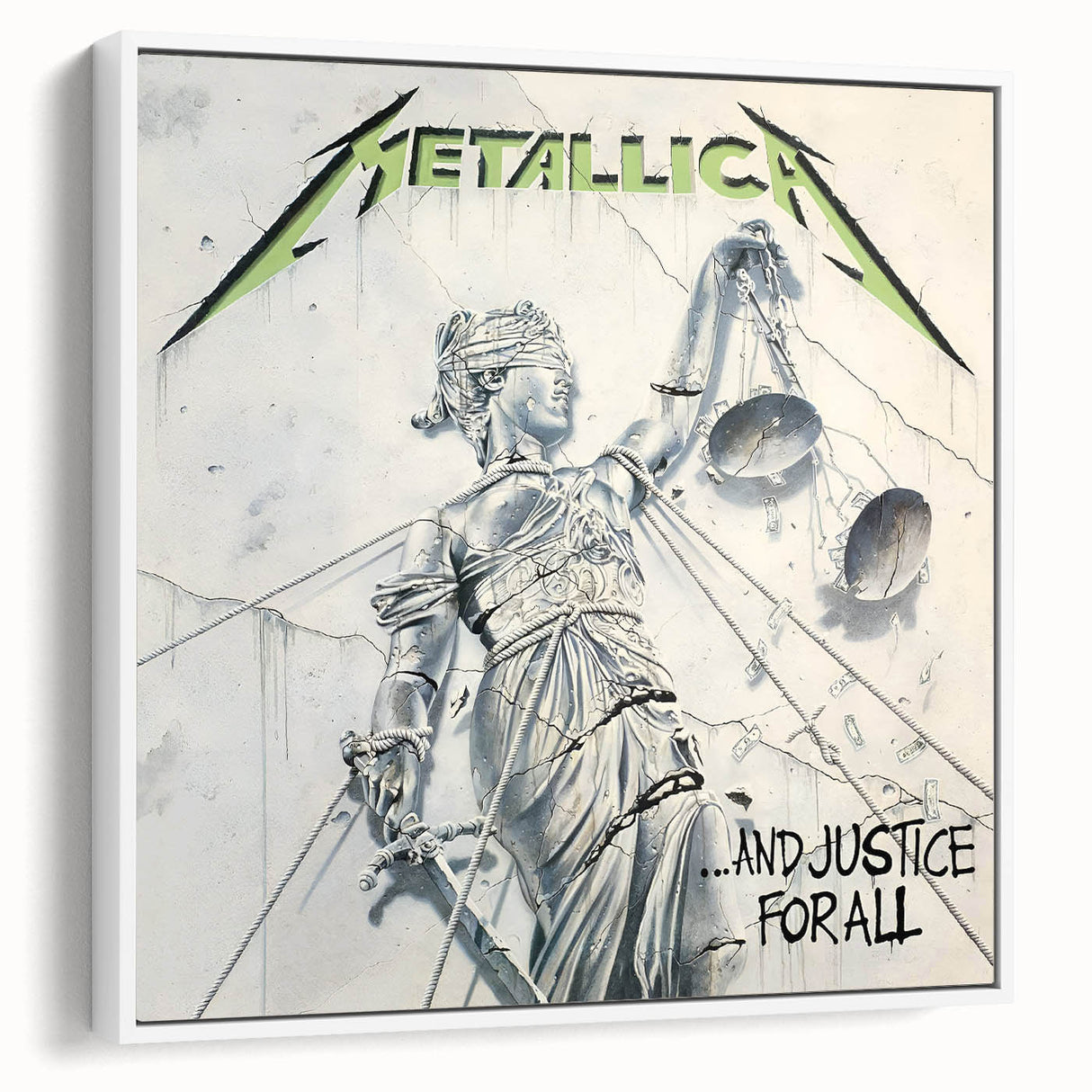 Metallica Retro Wall Art – And Justice for All Vintage Print