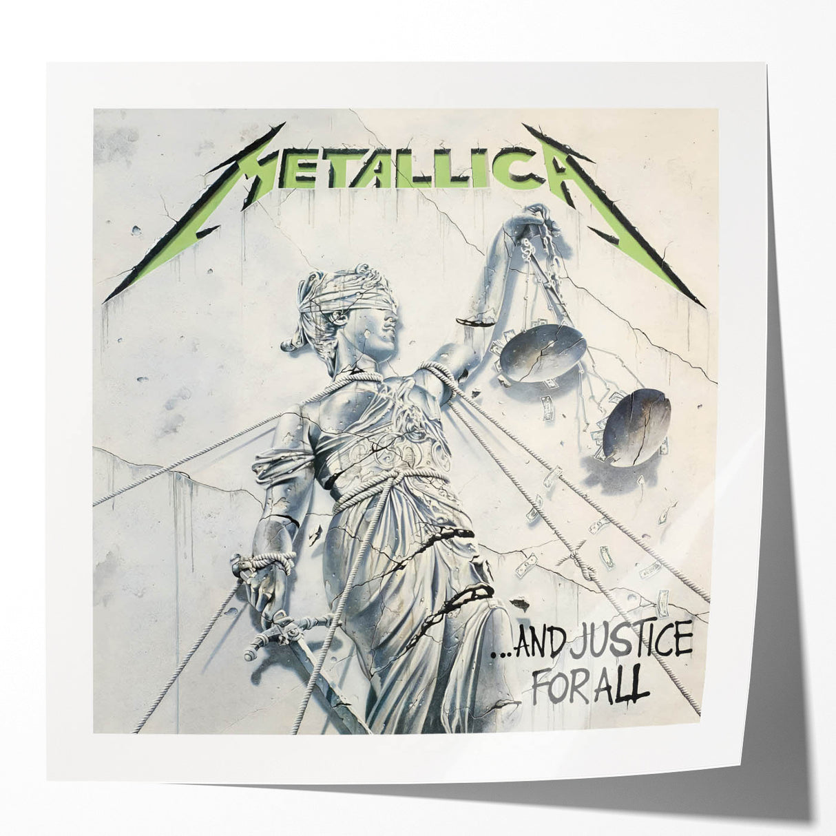 Metallica Retro Wall Art – And Justice for All Vintage Print