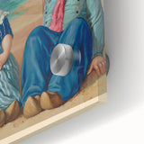 Retro Holland Travel Poster – Vintage Dutch Kids Art