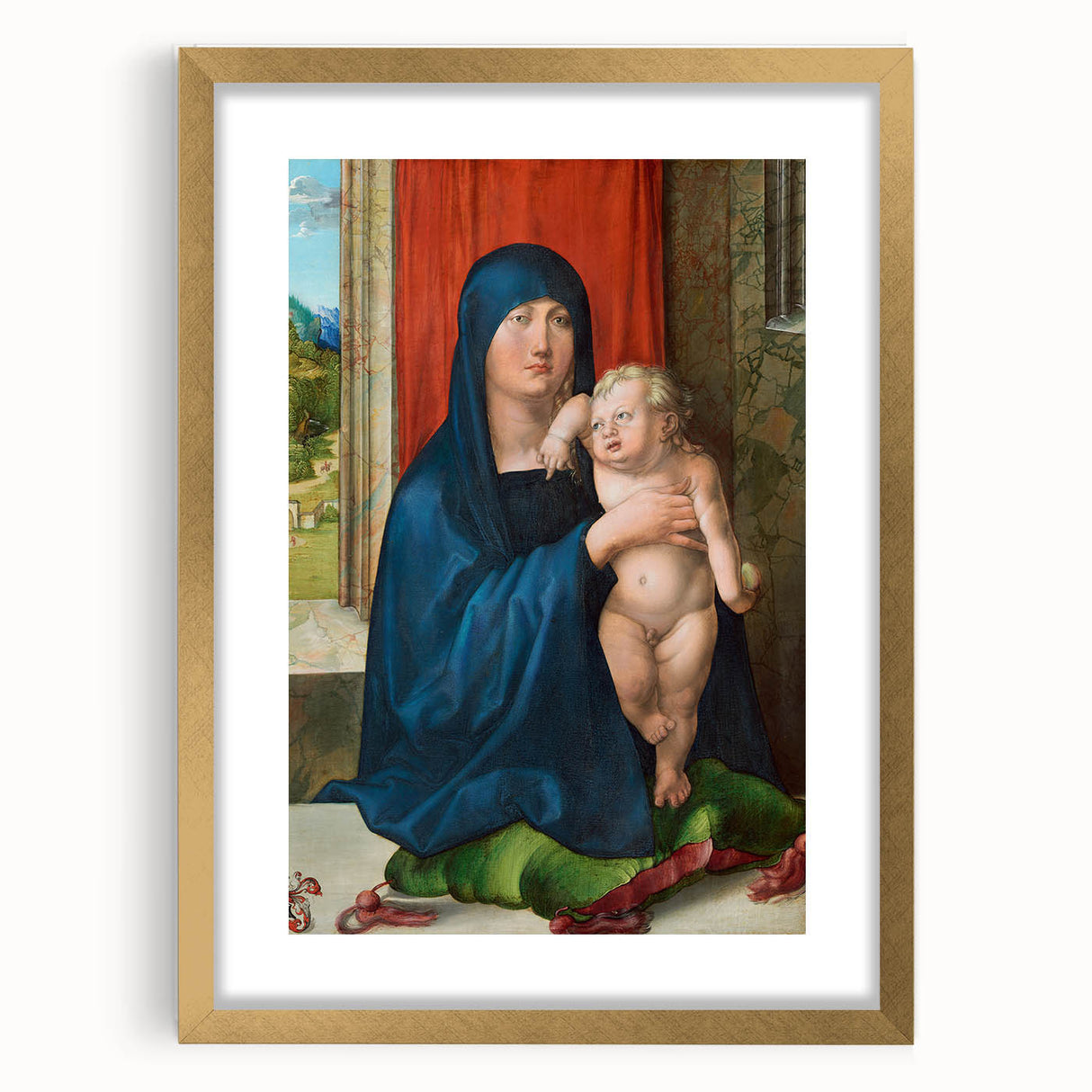 Madonna and Child: Renaissance Elegance in Divine Art