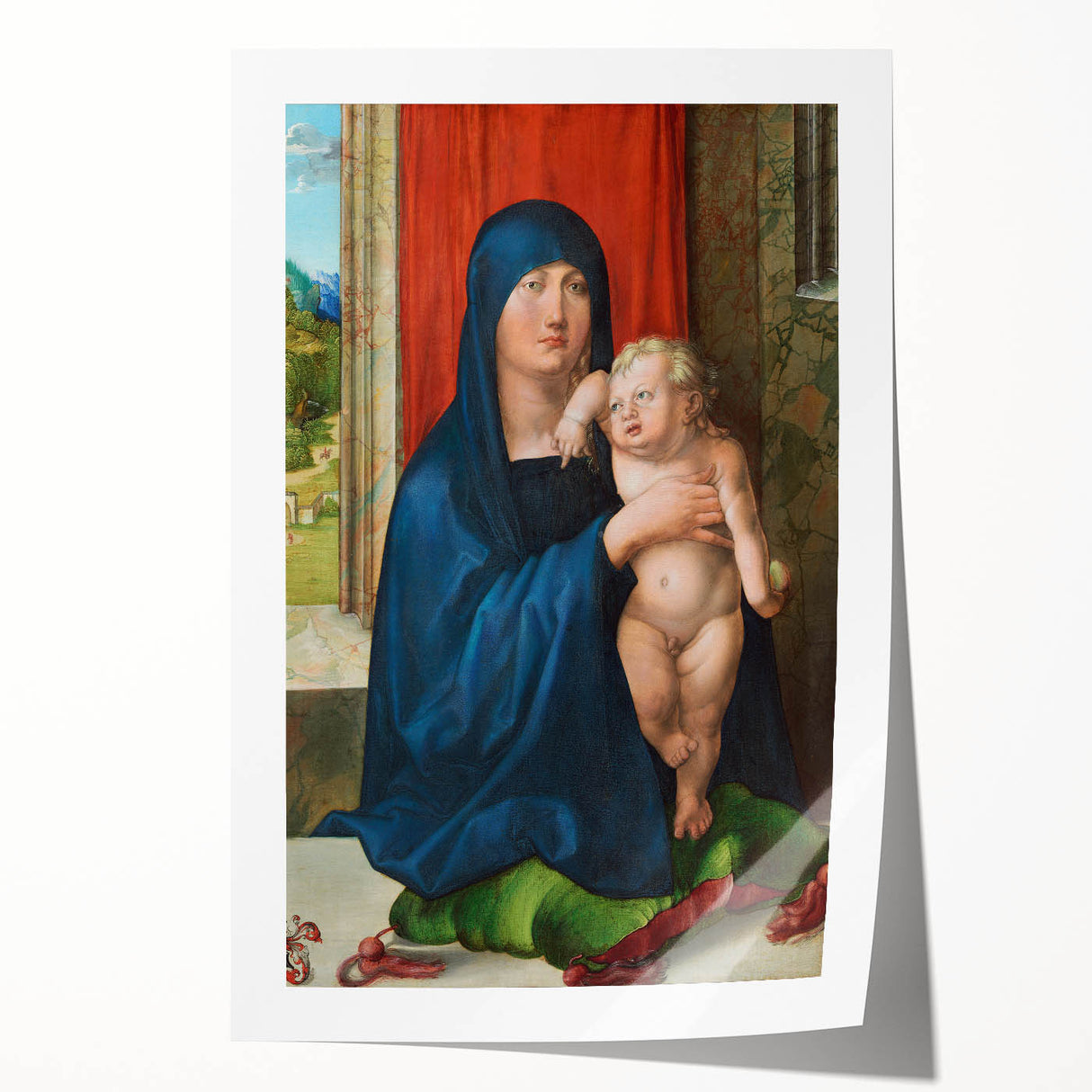 Madonna and Child: Renaissance Elegance in Divine Art