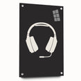 Gaming Headset Wall Art - Boys Room Wall Art Kids Wall Art Prints