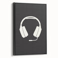 Gaming Headset Wall Art - Boys Room Wall Art Kids Wall Art Prints