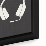 Gaming Headset Wall Art - Boys Room Wall Art Kids Wall Art Prints