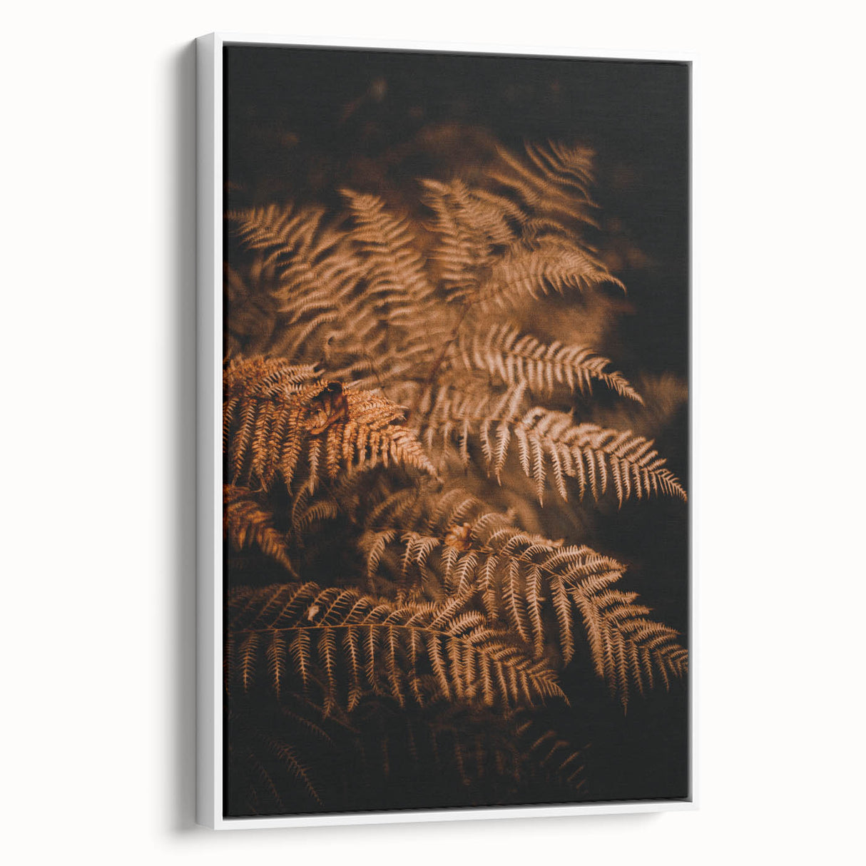 Vintage poster art featuring an autumnal scene on extra large framed canvas, ideal for living room decor.