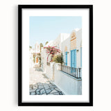 Extra large abstract art print with vibrant, textured colors on a black framed canvas, ideal for living room decor.