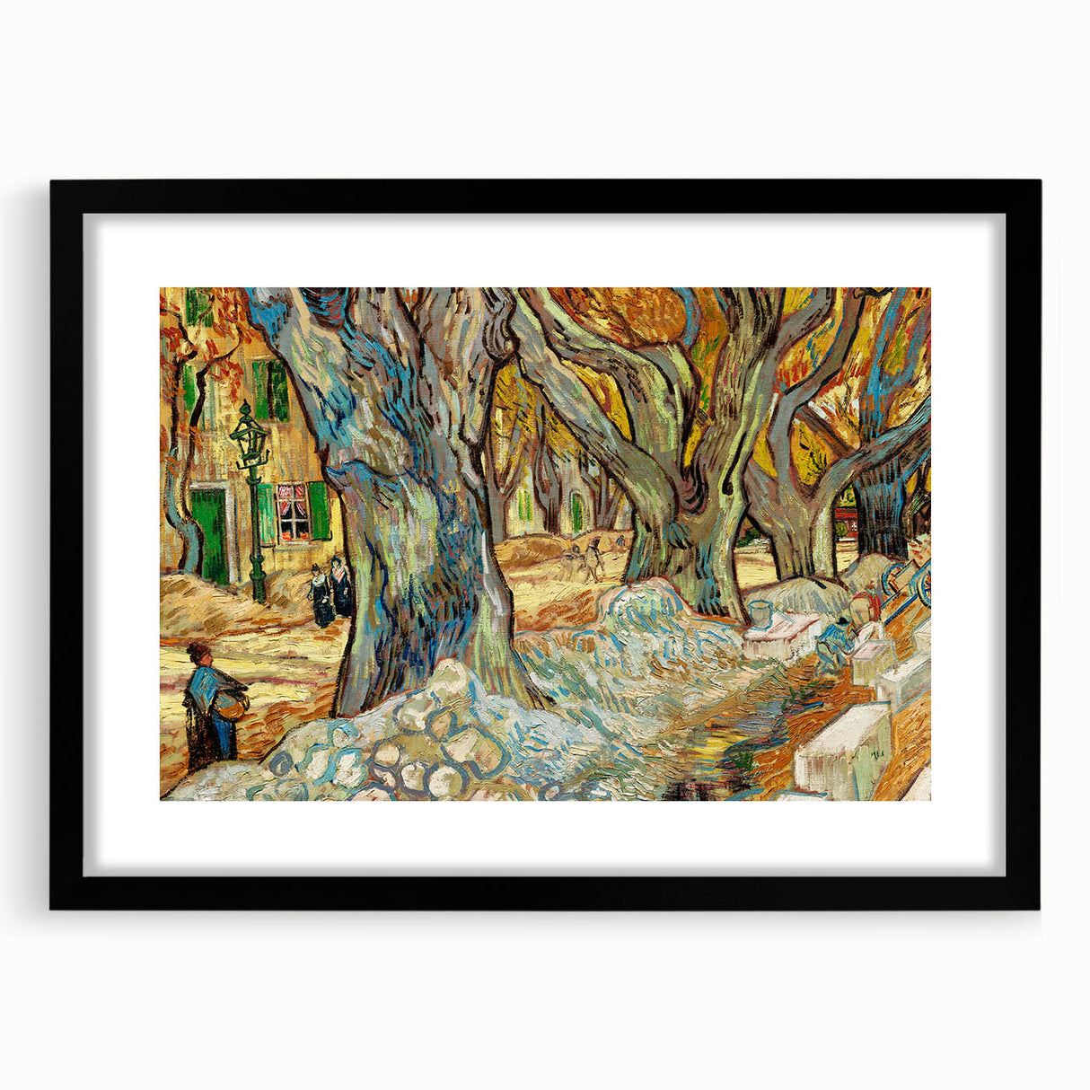 Impressionist Wall Art: The Large Plane Trees by Vincent van Gogh