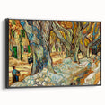 Impressionist Wall Art: The Large Plane Trees by Vincent van Gogh