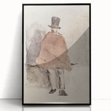 Impressionist Wall Art - The Man in the Tall Hat by Edouard Manet